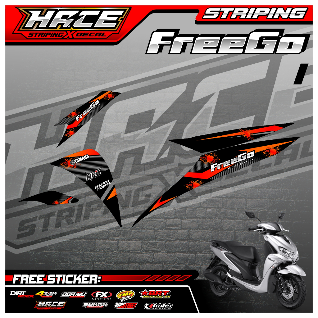 32 STRIPING FREEGO - STRIPING FREEGO PREMIUM GRAFIK