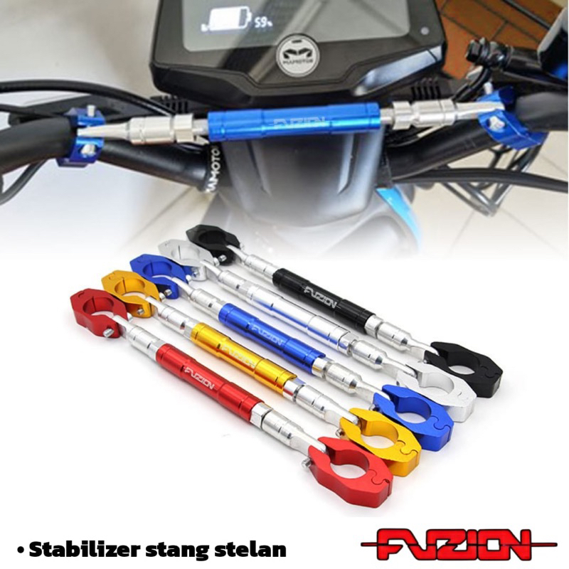 STABILIZER STANG / STABILISER STANG 2TONE TWOTONE FULL CNC BISA STELAN PANJANG PENDEK PALANG STANG PALANG STIR CNC UNIVERSAL PNP SEMUA MOTOR