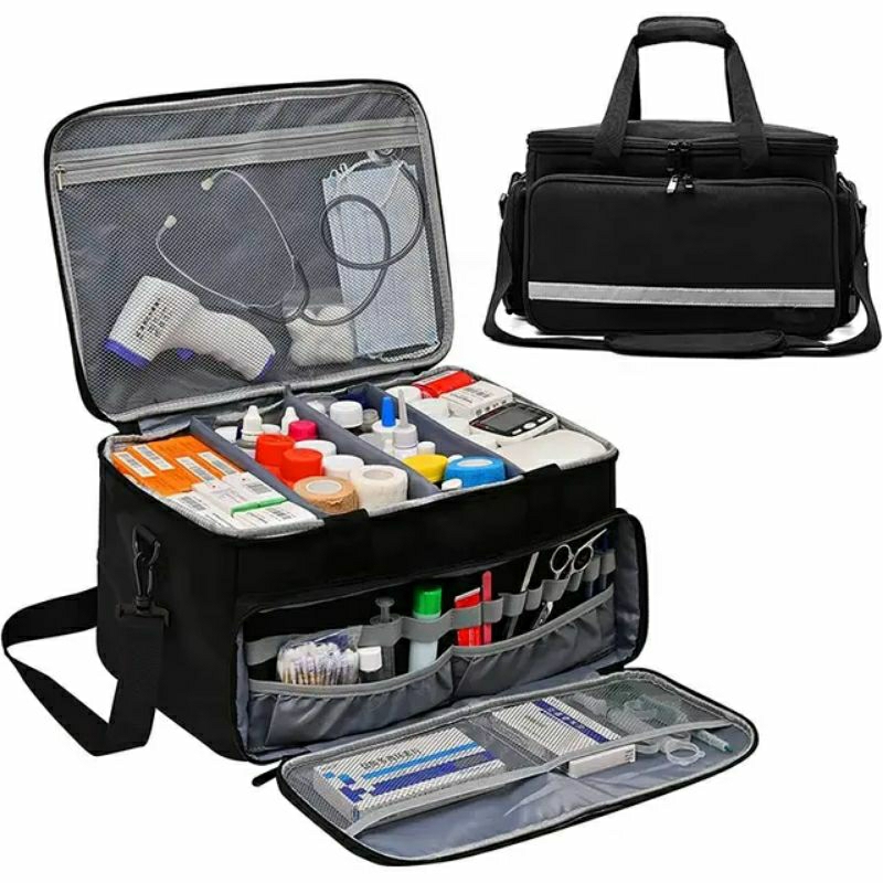Tas alkes kedokteran selempang tempat obat p3k tas emergency\pmi
