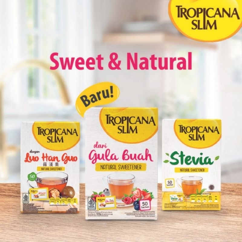 

Tropicana Slim Sweetener 50 sachet