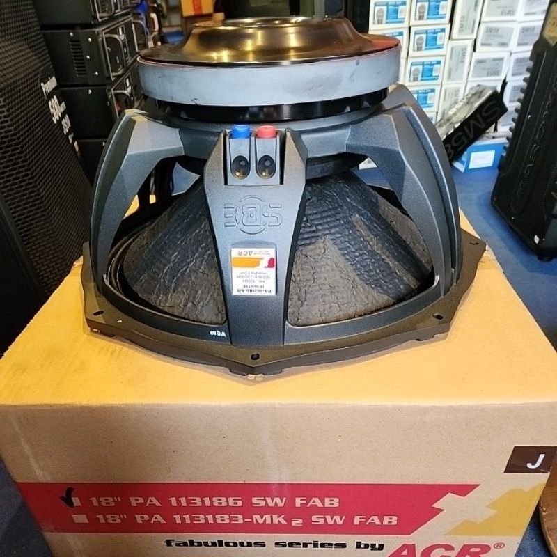 Speaker ACR faboluos 18inch PA-113186 SW faboluos