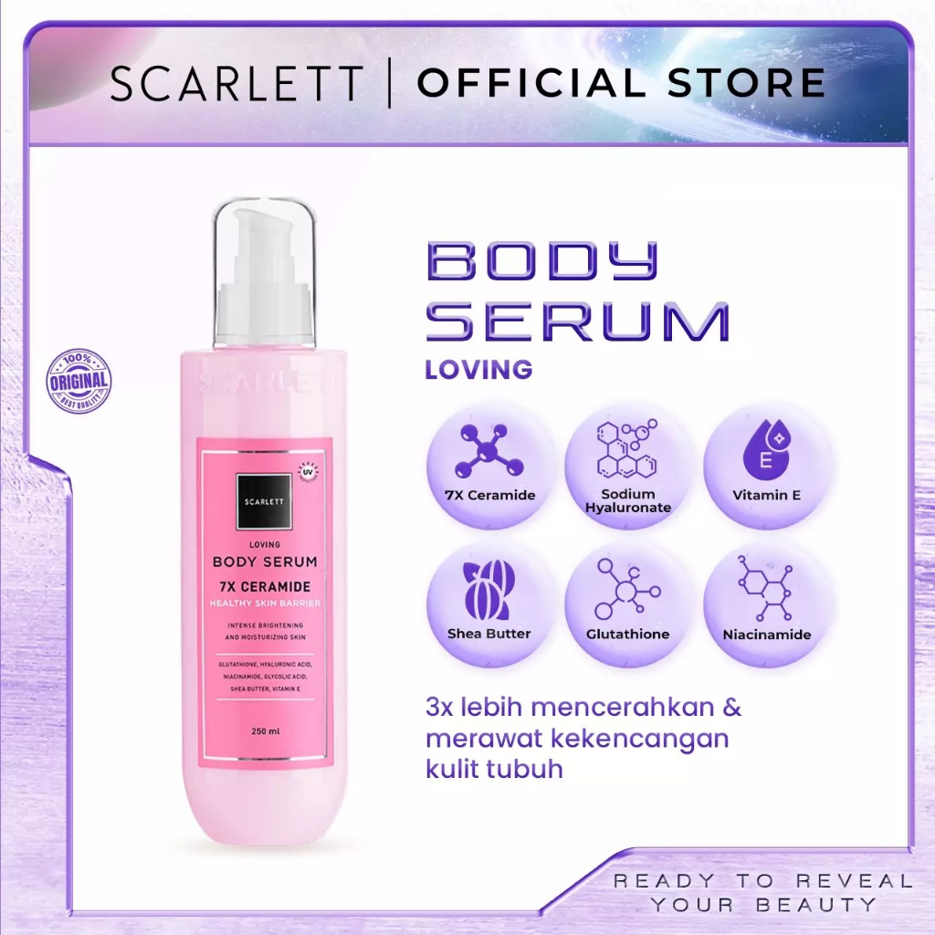 Scarlett Whitening Body Serum Loving ( Loving )