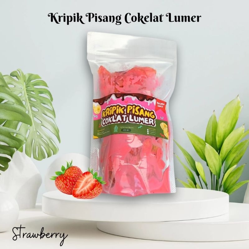 

KERIPIK PISANG COKLAT LUMER VARIAN STRAWBERRY