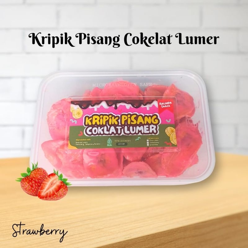 

KERIPIK PISANG COKLAT LUMER VARIAN STRAWBERRY