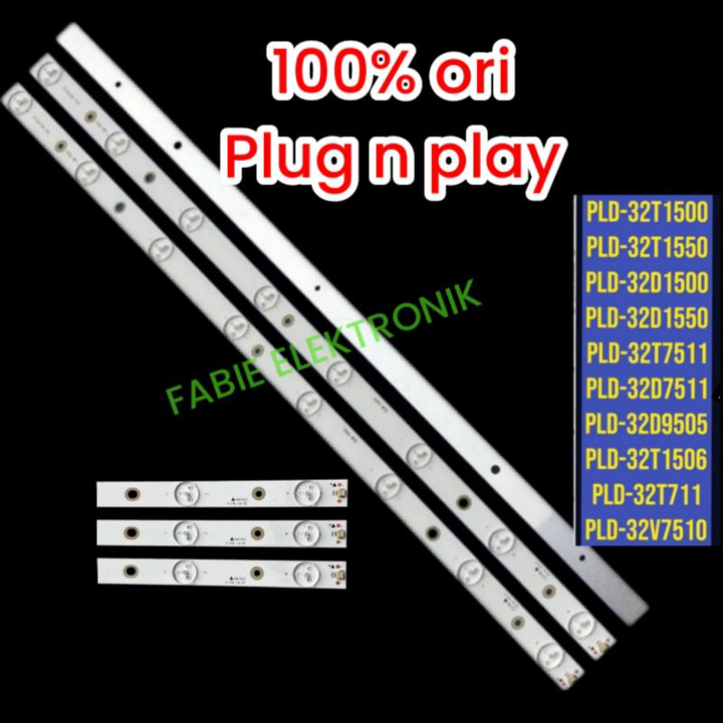 LAMPU BACKLIGHT POLYTRON PLD 32T7511 PLD32T1550 PLD32T1500 LAMPU BL