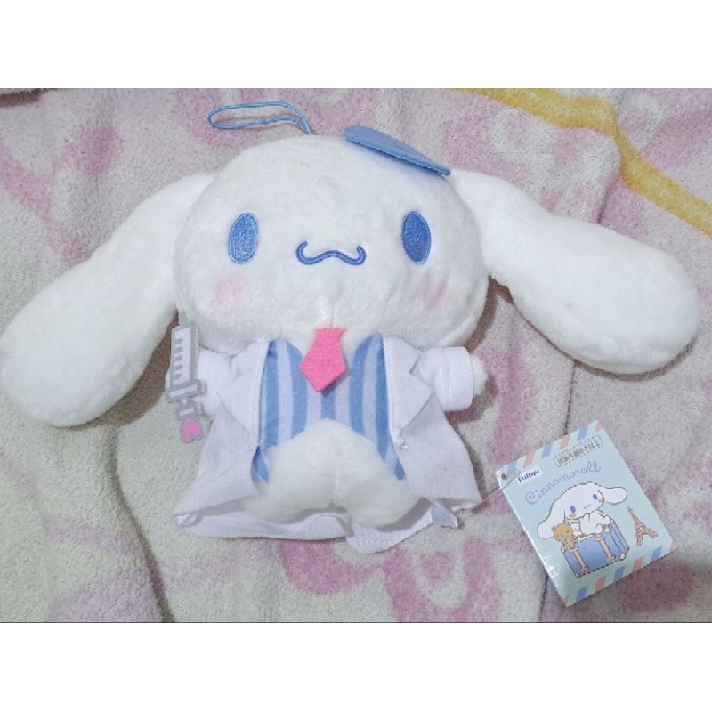 boneka plush cinnamoroll moroll doctor sanrio furyu