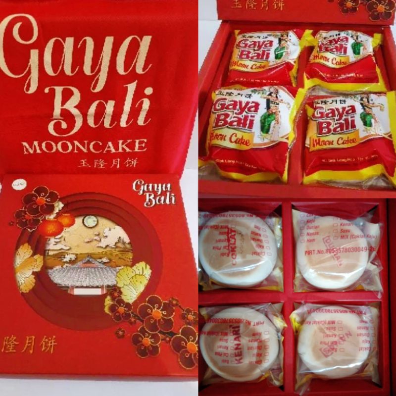 [EARLY BIRD PROMO] Mooncake Gaya Bali Kulit Putih/Kue Bulan/Tong Jiu Pia/Hampers Mooncake