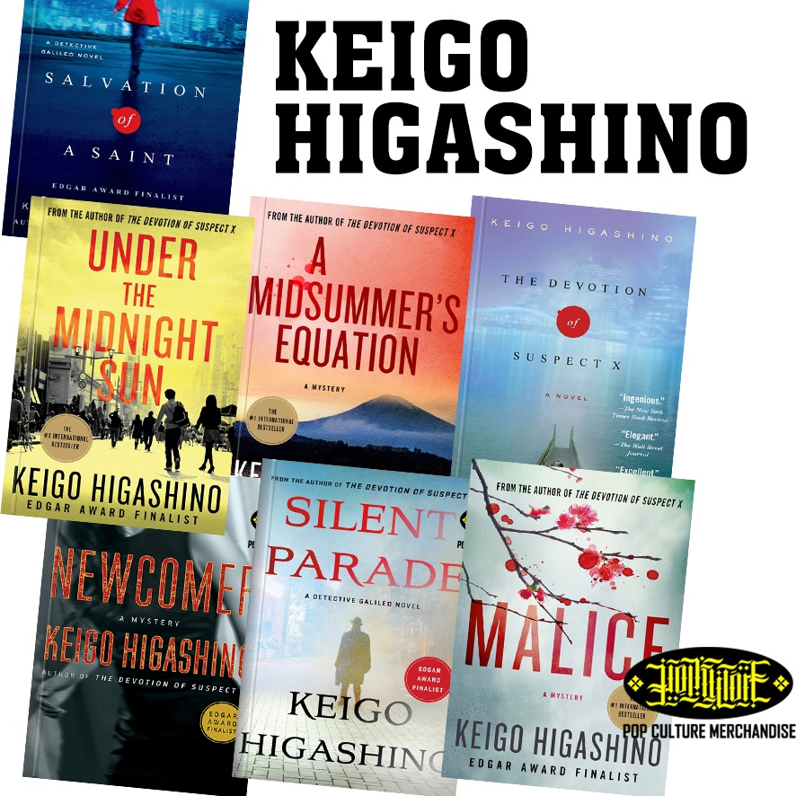 KEIGO HIGASHINO: THE DEVOTION OF SUSPECT X, SALVATION OF A SAINT, MALICE, NEWCOMER, SILENT PARADE, M