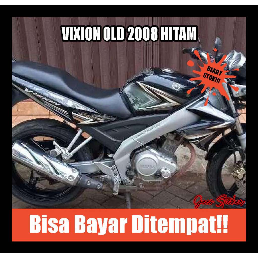 striping vixion old 2008 hitam