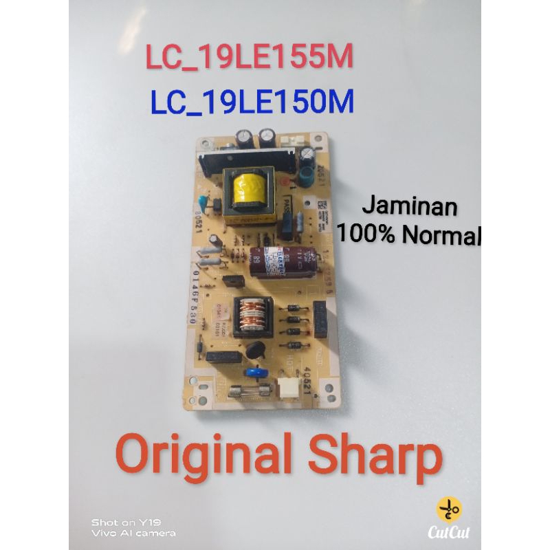 PSU Power Suplai Power Suplay Regulator Powersuplai Powersuplay SHARP LC_19LE150M Sharp 19LE150M LC_