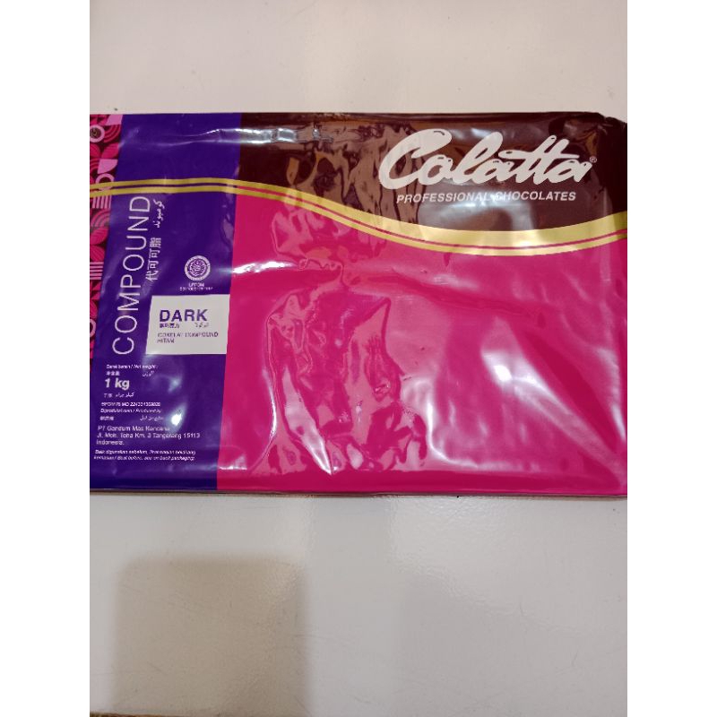 

COKLAT COLLATA DARK COMPOUND 1KG/ COKLAT BATANGAN