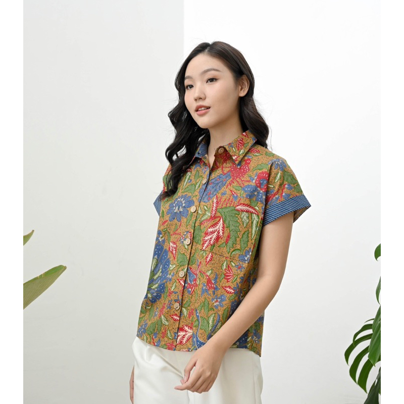 Kemeja Batik wanita - HVmode - 259SOP 259ICE 259HT 259IJO 259BBC 259YZ 259ICE 259ALI 259MTS 259WIN