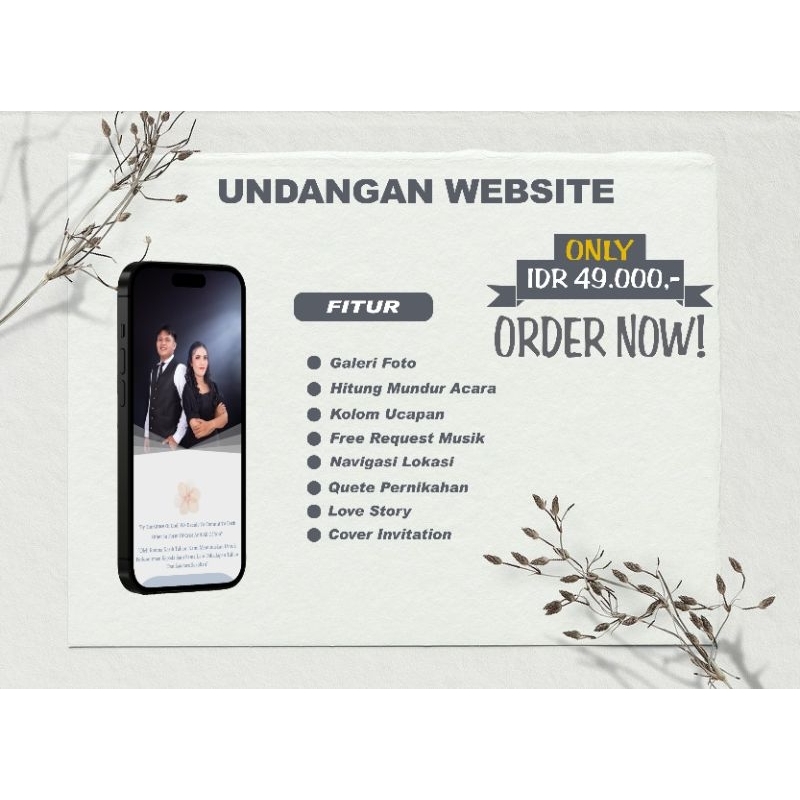 Undangan Website / Online Pernikahan