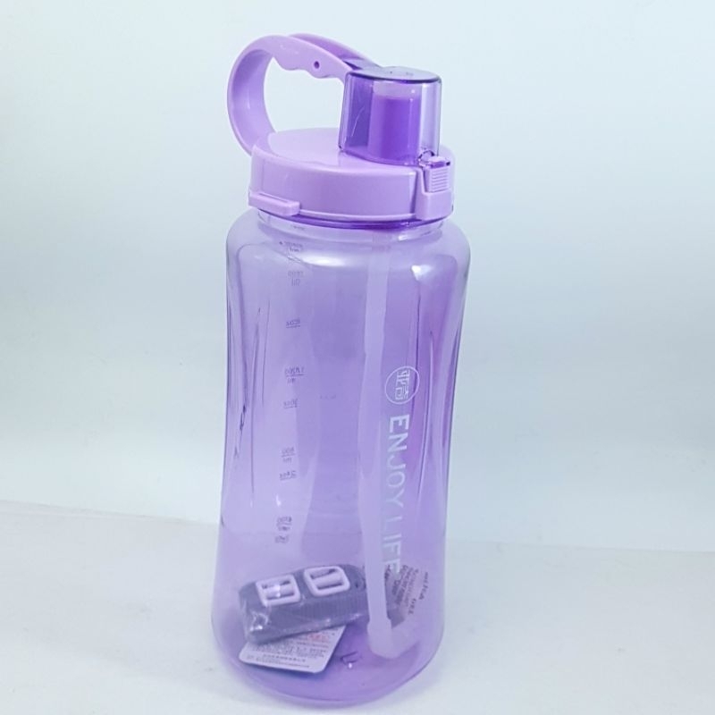 Tempat Minum Polos Sedotan 2 Liter(2000ml)Botol minum 2liter Ungu