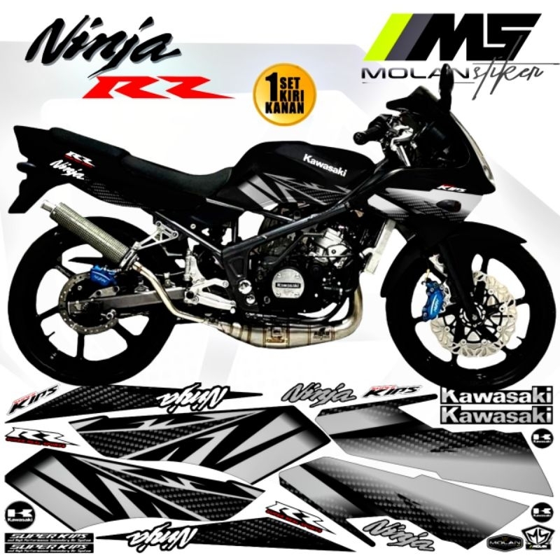 Decal Sticker Striping Variasi Ninja Rr Old 150 2Tak 2006-2011 Ninja Rr Lama Ninja Rr Old SE Spesial