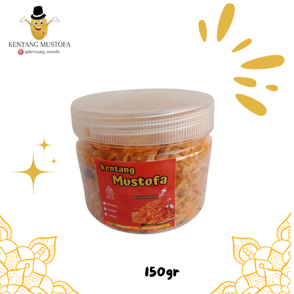 

Kentang Mustofa kriuk 150gr Tanpa Bahan Pengawet