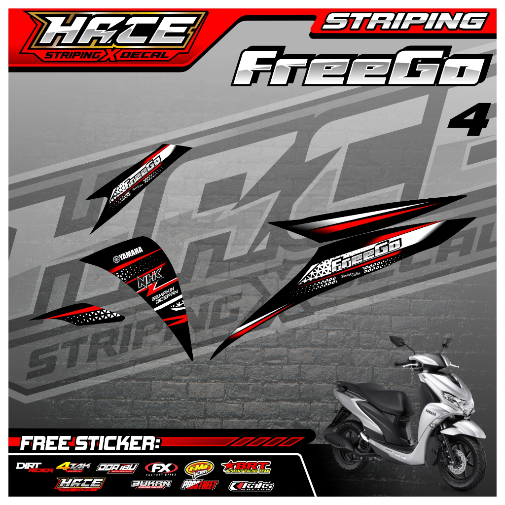 35 STRIPING FREEGO - STRIPING FREEGO PREMIUM GRAFIK