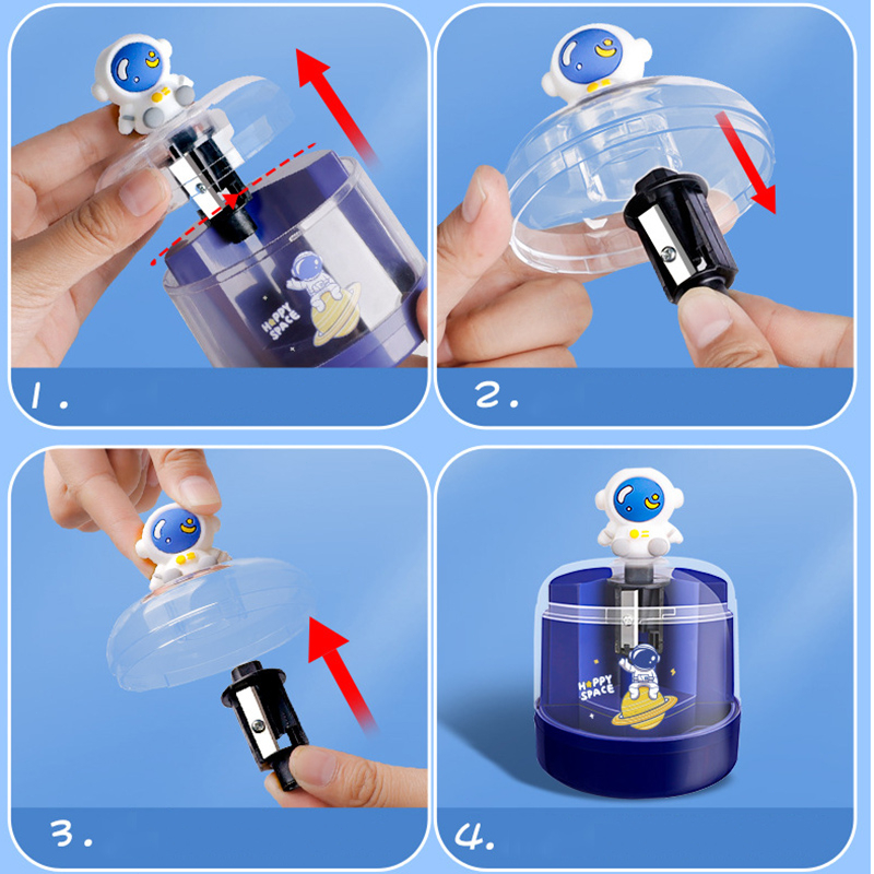 

ALLINHOMERautan Pensil Listrik Kartun Siswa / Rautan Pensil Listrik Putar