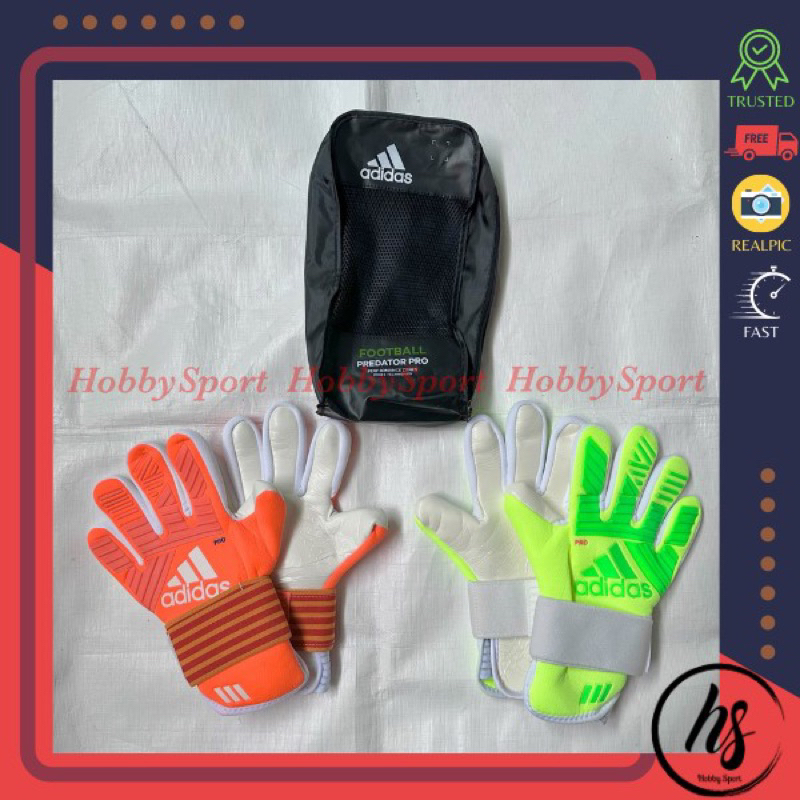 Sarung Tangan Kiper Adidas Predator Pro Sepak Bola Futsal Gloves Ball