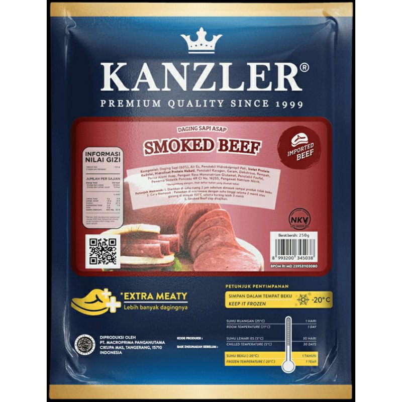 

Kanzler Smoked Beef 250gr