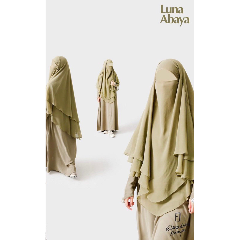 NWT Elmadina Luna Abaya Sage size S