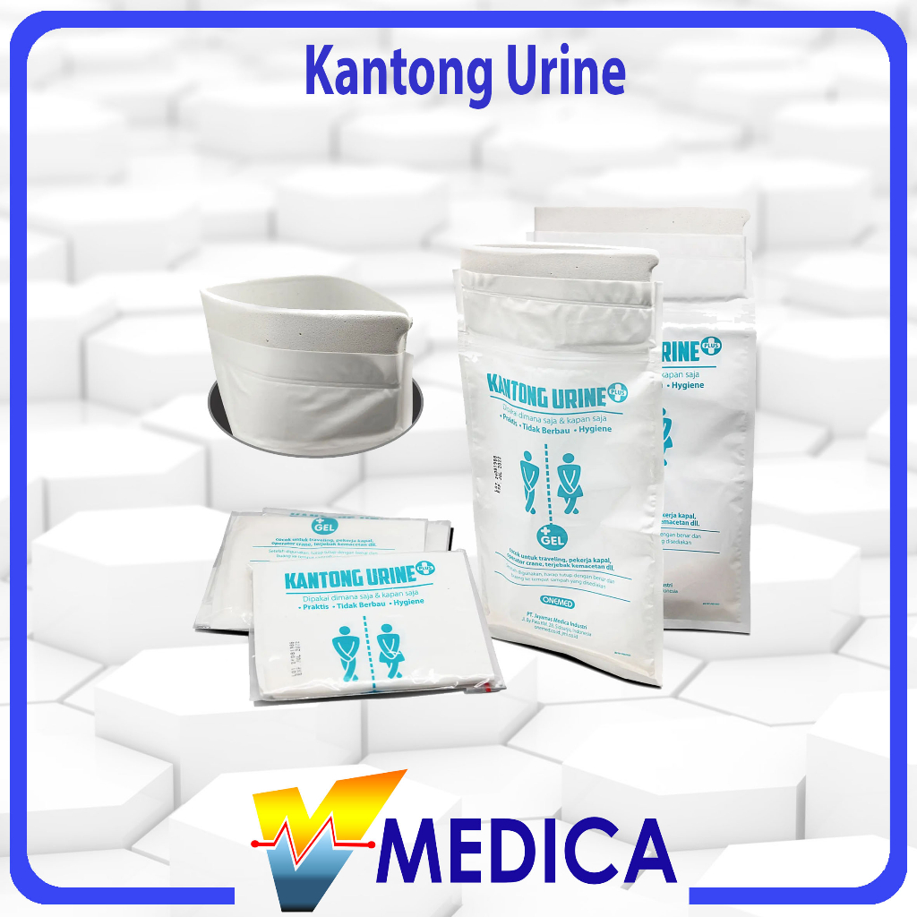 Kantong Urine Gel ONEMED / Urine Bag Plus Gel - (SATUAN)