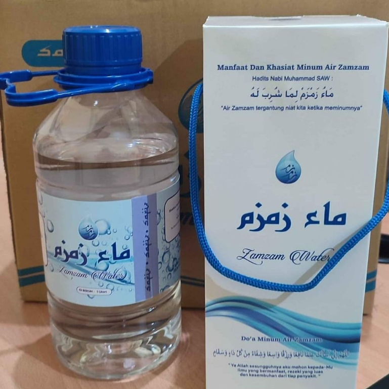 

AIR ZAM ZAM 1 LITER / Air Zamzam buat kesehatan / Air Zamzam Pekanbaru