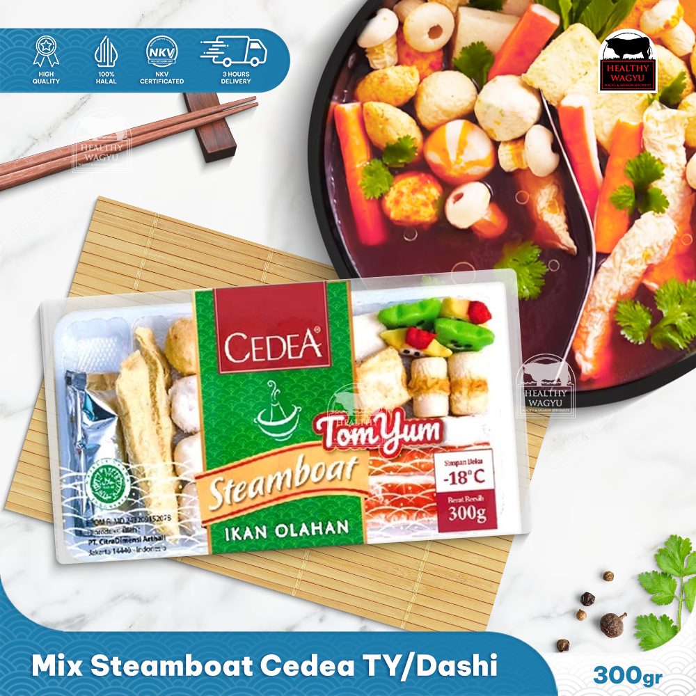 

Cedea Mix Steamboat Shabu shabu 300gr Healthy Wagyu