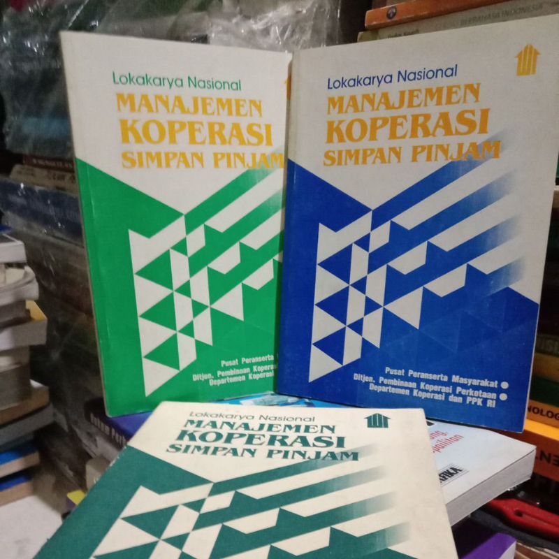 Buku Manajemen Koperasi simpan pinjam 3 buku