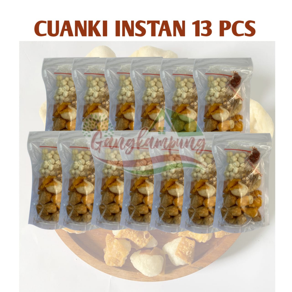 

Cuanki Instan meal Gangkampung 13pcs