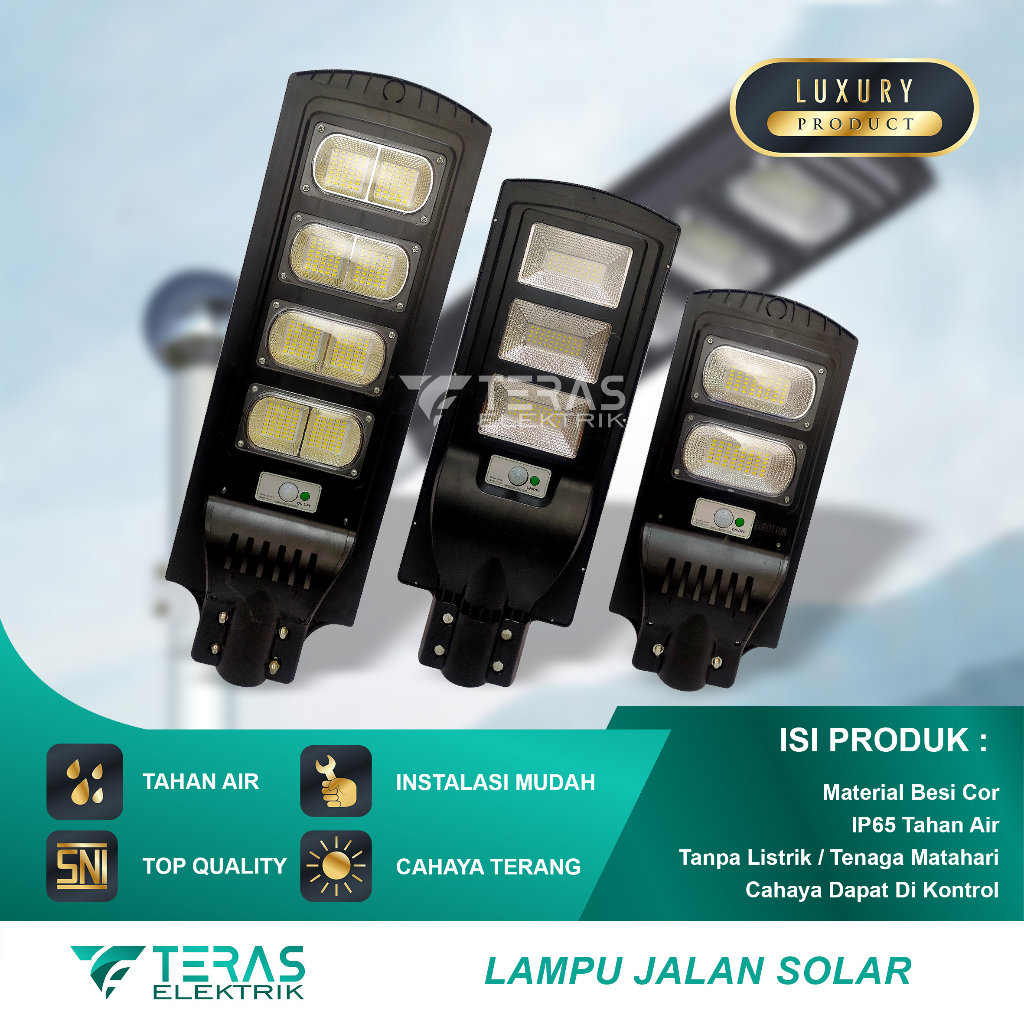 Lampu Jalan Solar 60 W PJU tenaga solar 90 W PJU 120 Watt Remote