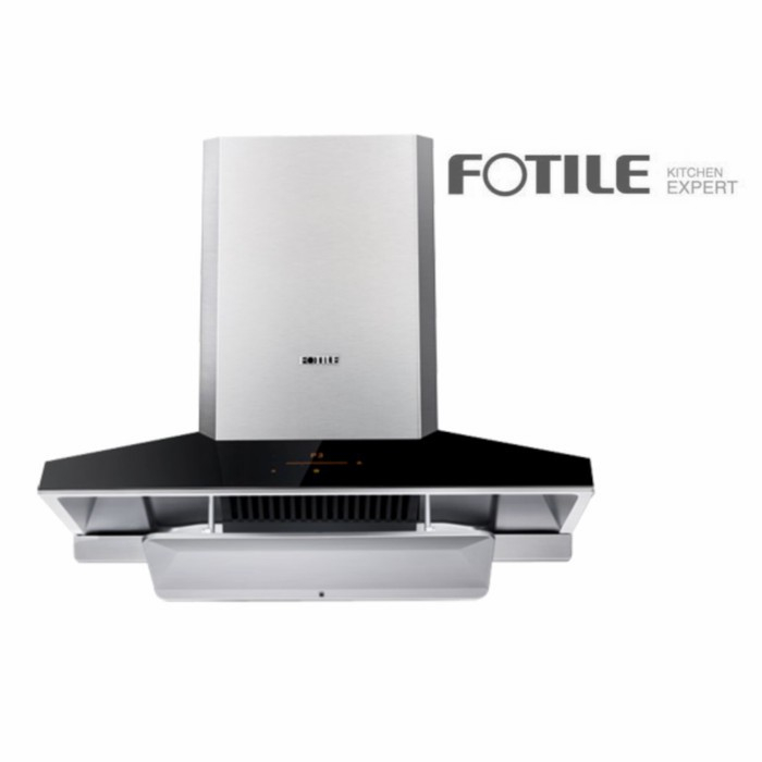 Fotile EMG9030 Range Hood Stainless Steel 90 cm Centrifugal Fan 21 m³/h