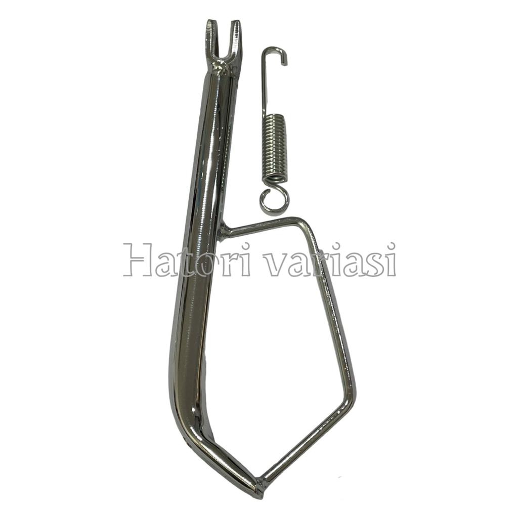 STANDAR SAMPING NTH STANDAR SAMPING YAMAHA HONDA NTH BAHAN TEBAL STANDAR SAMPING NTH CROM RING 17 RI