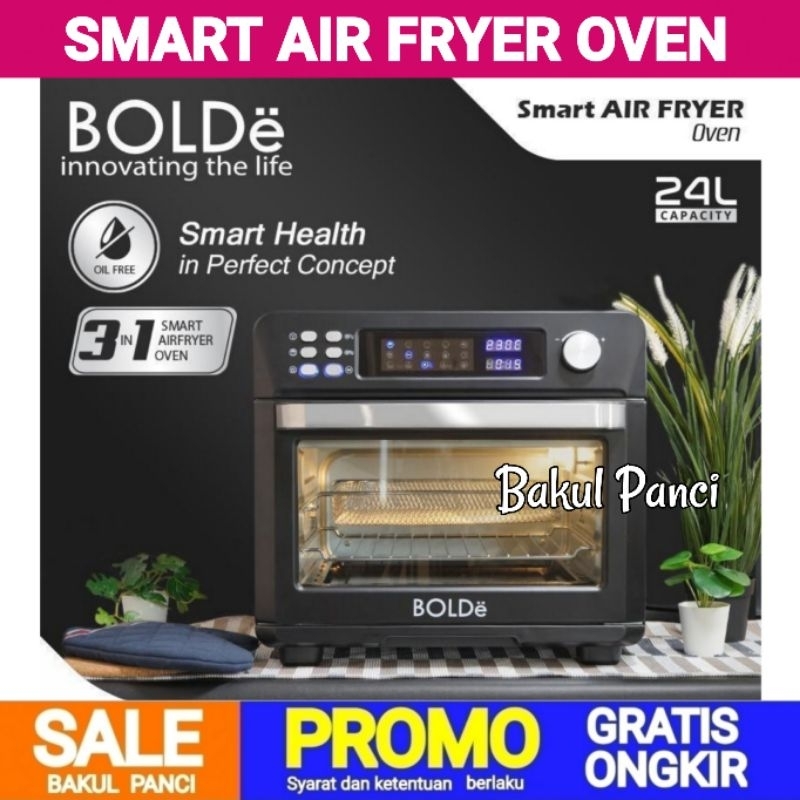OVEN AIR FRYER - BOLDe SUPER SMART AIR FRYER OVEN BLACK DIAMOND - OVEN LISTRIK - PEMANGGANG