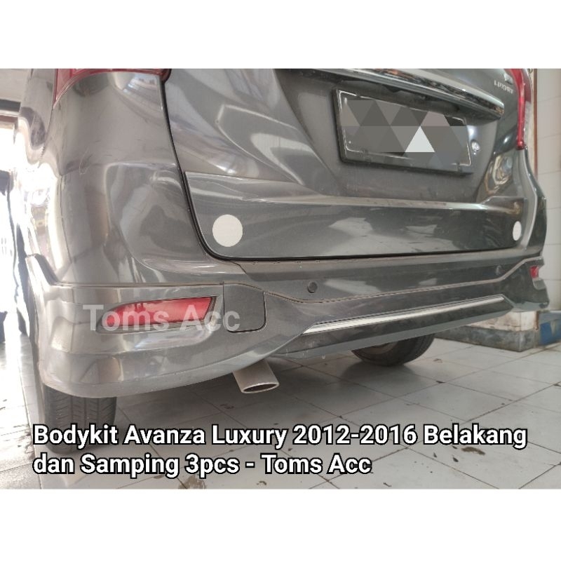 Bodykit Plastik Original Toyota Avanza Type G Luxury 2012 2016 Xenia E G Plastic ABS Sideskirt Sampi
