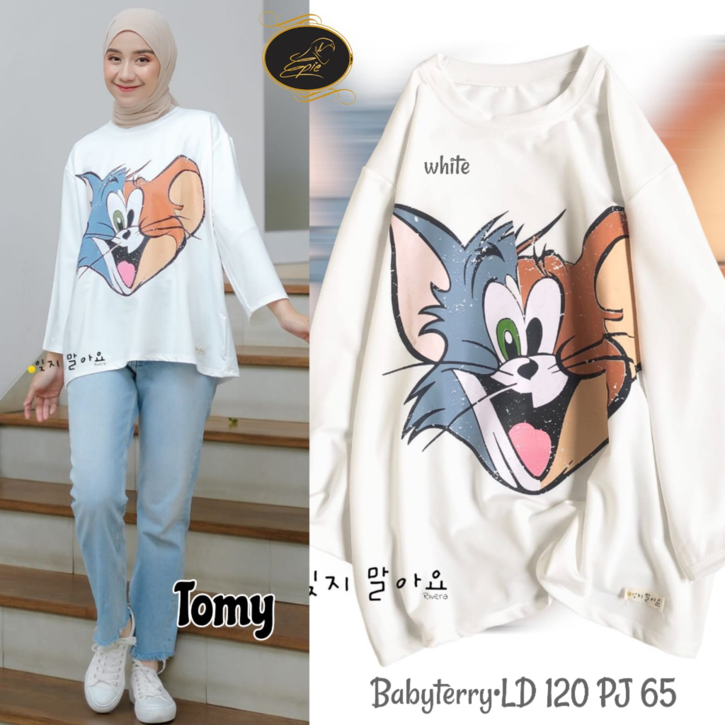 KAOS BABYTERRY WANITA LENGAN PANJANG JUMBO LD 120 / PAKAIAN WANITA BAJU ATASAN KAOS IMPORT LENGAN PA