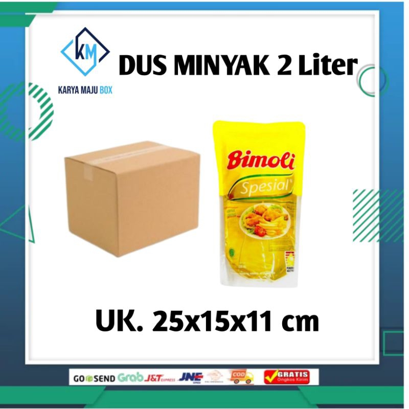 

Dus polos Untuk packing Minyak 2 liter (25x15x11cm)