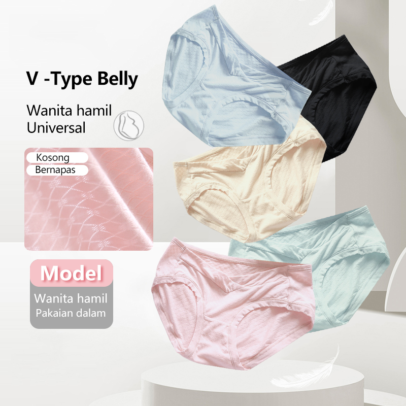 Celana dalam hamil Cd Wanita ibu hamil maternity panty Jumbo seamless celana dalam bumil 30030