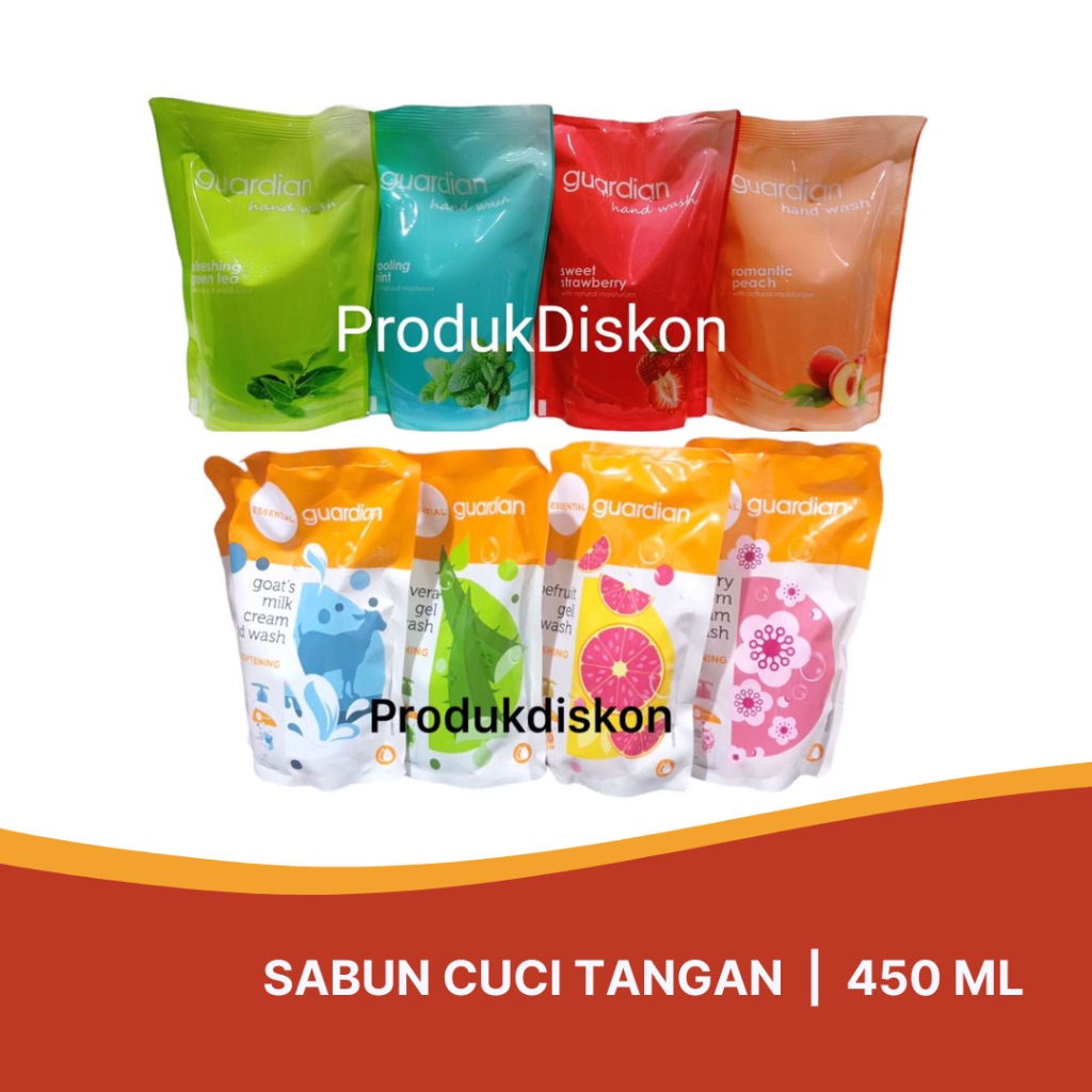 bp132- Guardian Hand Wash Refill 450ml - Sabun Cuci Tangan