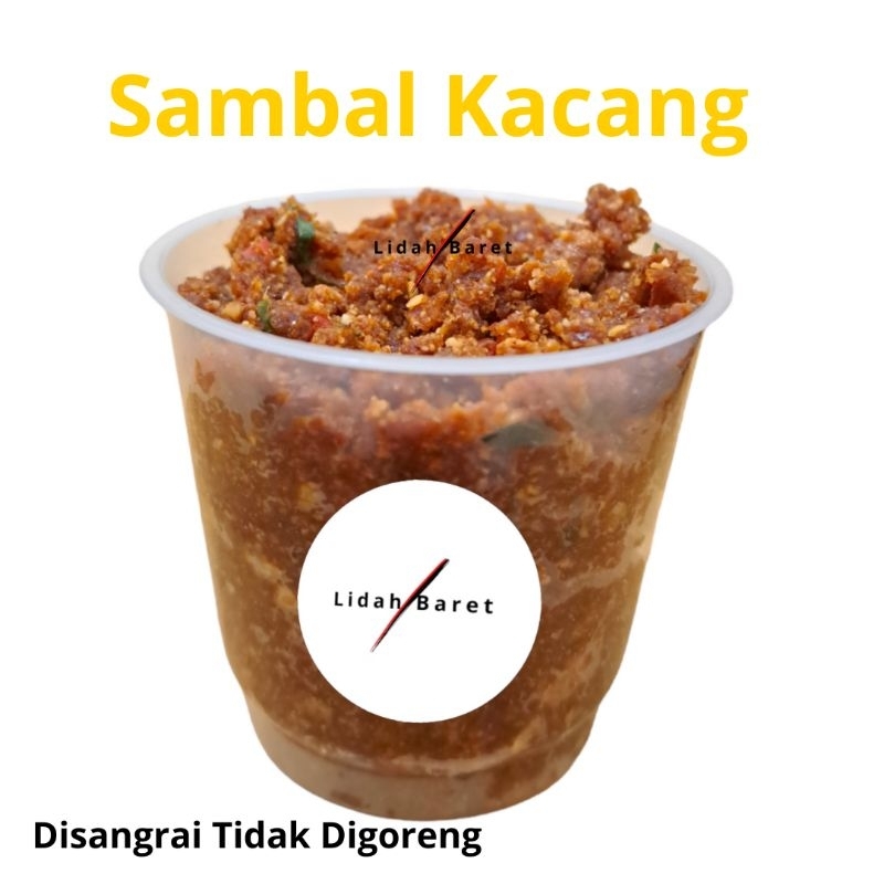 

Sambal Kacang Sangrai Tidak Digoreng | Sambal Kacang Lidah Baret Disangrai Tidak Digoreng (150 ml)