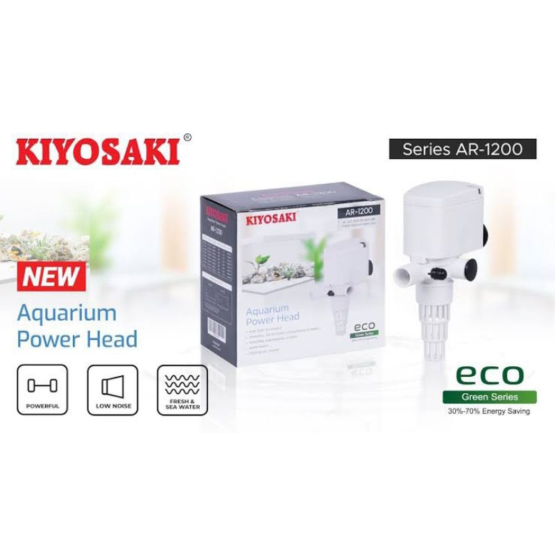 KIYOSAKI AR 1200 POMPA AQUARIUM CELUP KIYOSAKI 1200 POMPA KOLAM IKAN AQUARIUM AQUASCAPE.