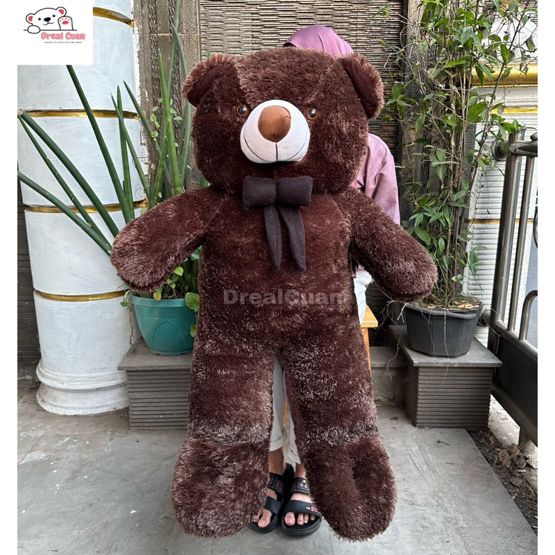 Boneka Teddy Bear Beruang Besar Jumbo 1meter Warna Limited  Special Colour Coklat Coffee