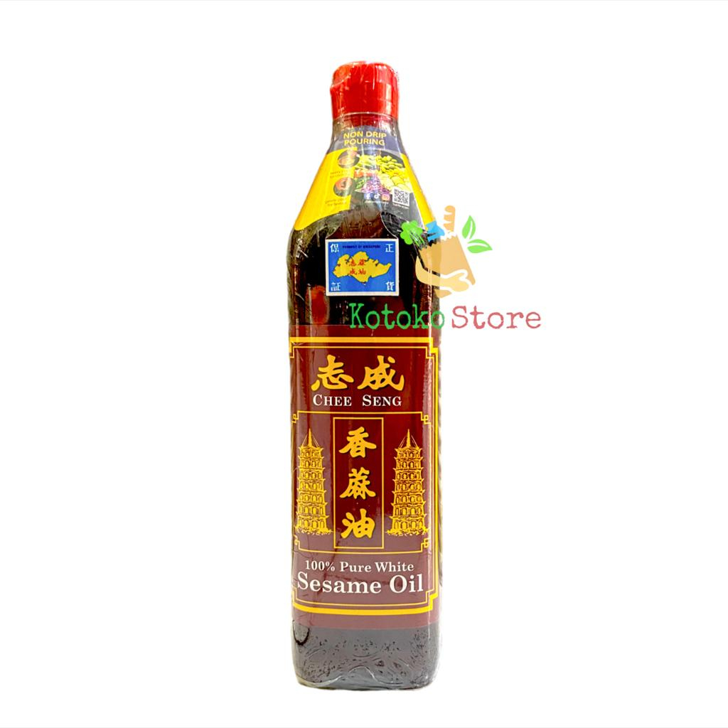 Chee Seng 100% Pure White Sesame Oil / Minyak Wijen Pagoda 750ml