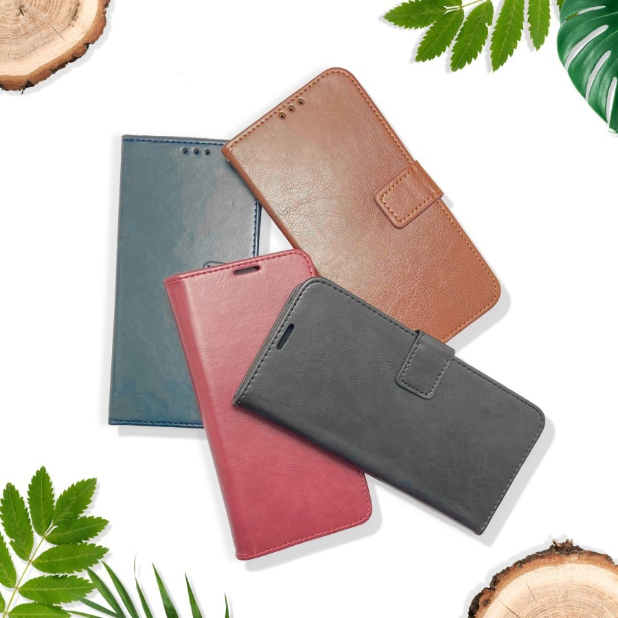 Flip Cover Kulit Stand Case Casing Bluemoon Xiaomi Poco M3 Redmi 10C Redmi Note 9 Redmi Note 9 Pro R