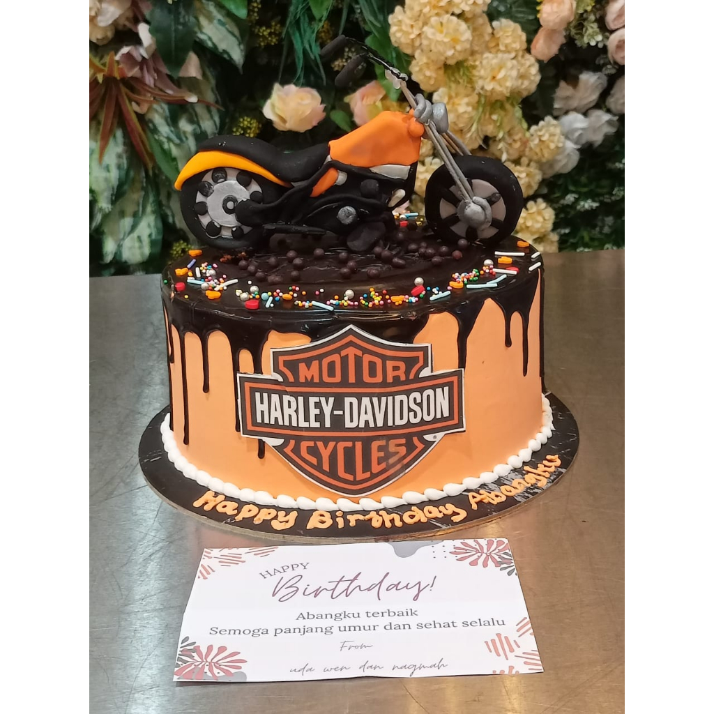 

cake Harley Davidson 3D cake cakeulangtahun birthdaycake cakemotor