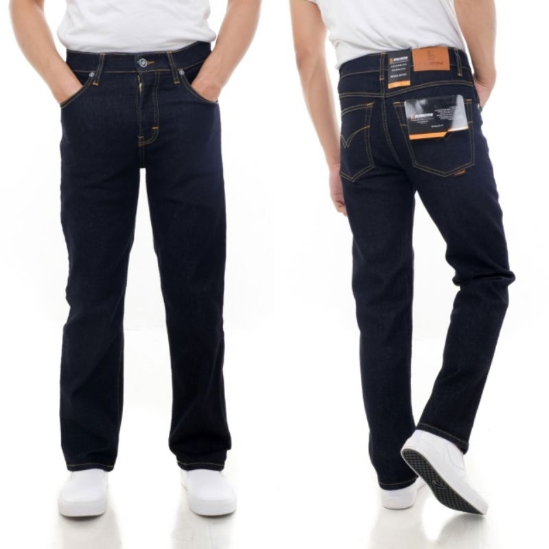 clana jeans standar pria