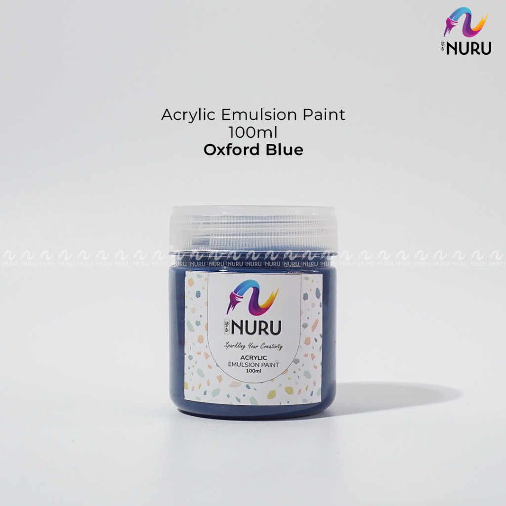 

Nuru Acrylic Emulsion Paint / Cat Akrilik | Oxford Blue 100ml