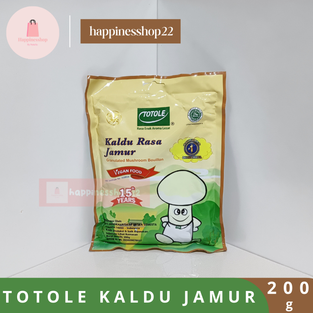 

Totole Kaldu Jamur 200gr 200 gr 200g EXP 2025
