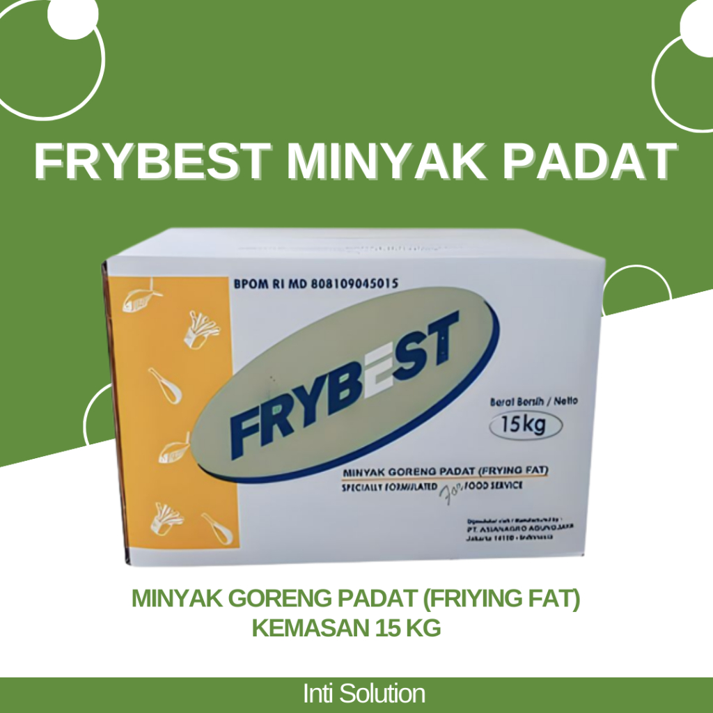 MINYAK PADAT FRYBEST/Minyak Goreng Padat Kemasan 15 Kg