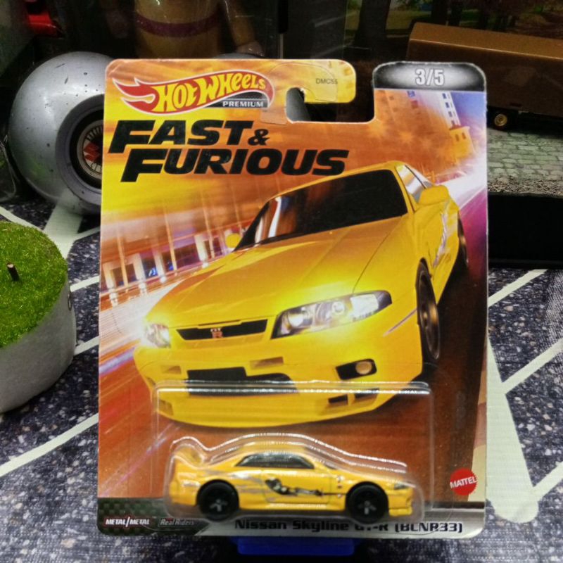 Hotwheels premium fast furious nissan skyline GT-R BCNR33